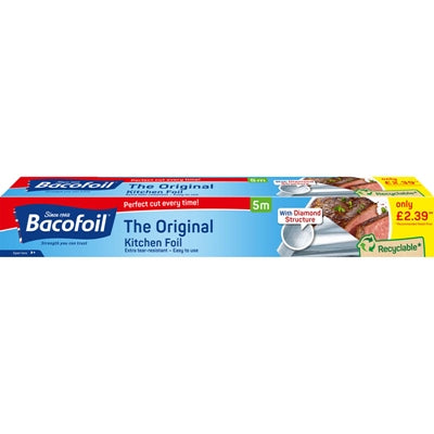BACOFOIL KITCHEN FOIL ORIGINAL 300MM X 5M