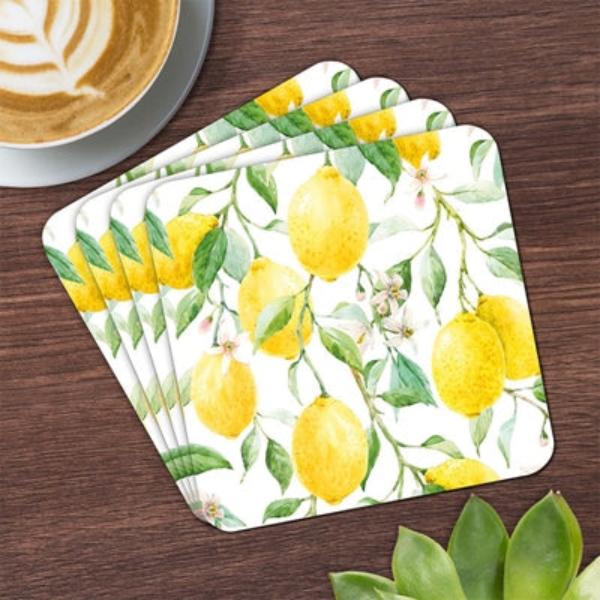 COASTERS LEMON GROVE SET 4