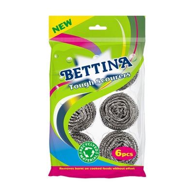 BETTINA SCOURER SPIRAL 6 SCOURERS