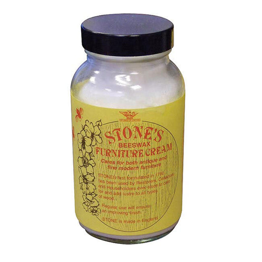 Stones Beeswax Furniture Cream White 227ml