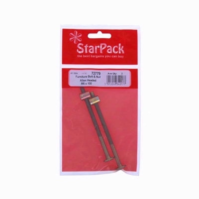 STARPACK FUR/BOL+NUT ALLEN HEADED M6X100