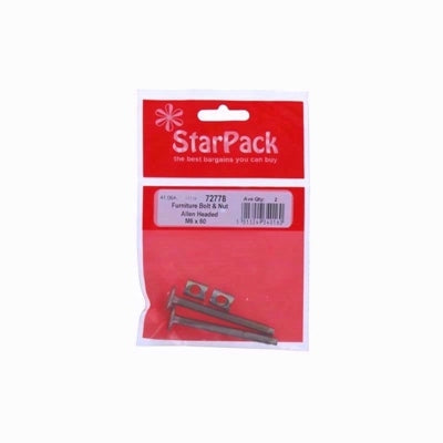 STARPACK FURNITURE BOLT&NUT ALL/HEADED M6X60