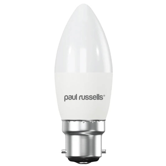 LED Dimmable Candle 5.5W=40W Warm White Bayonet Cap BC B22 Bulbs