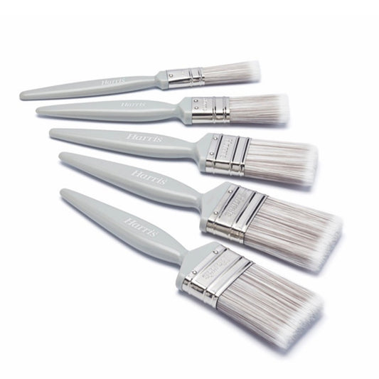 Harris Essentials Wall & Ceiling Paint Brush Set - Pack 5