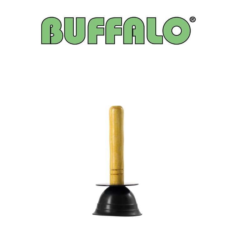 Buffalo Small Rubber Cup Sink & Basin Plunger