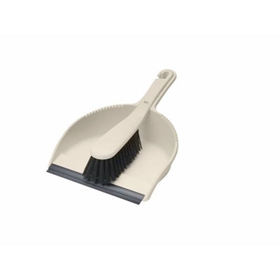 ADDIS SOFT DUSTPAN & BRUSH LINEN STIFF