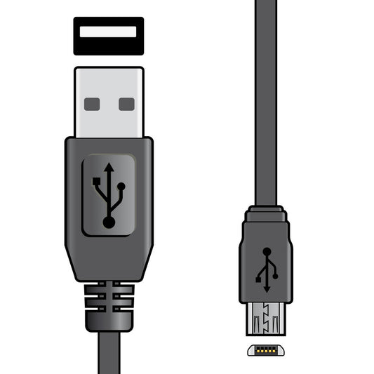USB 2.0 Type A Plug to Micro Type B Plug 5Pin Leads
