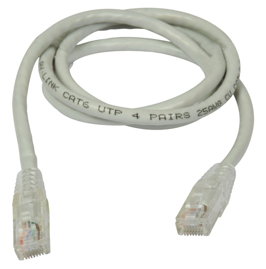 Cat6 UTP RJ45 Ethernet Patch Cables Grey 2.0m