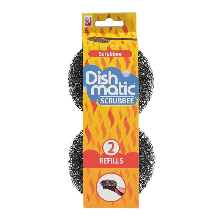 Dishmatic Scrubbee Stainless Steel Scourer Refill