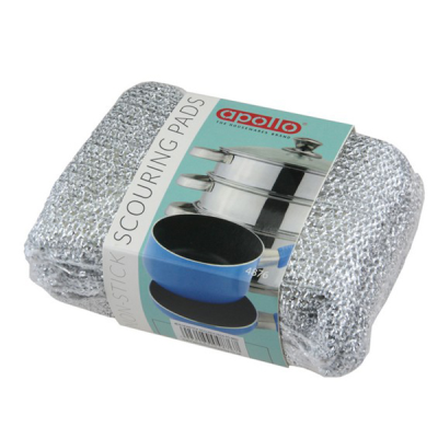 Apollo Non Stick Scouring Pads 13x9cm (Pack 3)