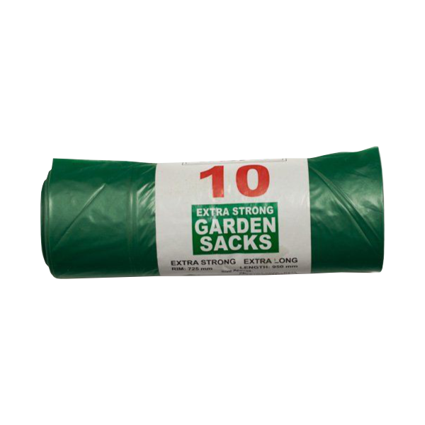 ROYAL MARKETS 10 Heavy Duty Extra Strong Green Garden Sacks