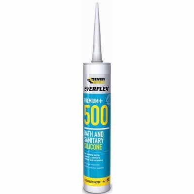 EVERBUILD SILICONE 500 TRANSULCENT 295ML