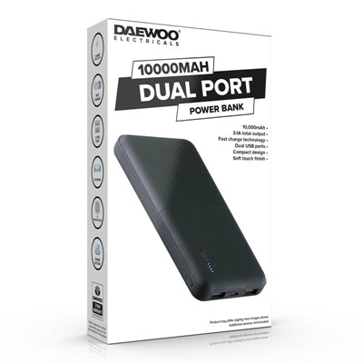 DAEWOO POWER BANK 10000MAH ELA1357