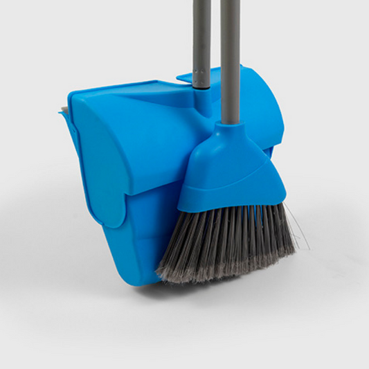 Leecroft Self Closing Lobby Dustpan & Broom Dustpan