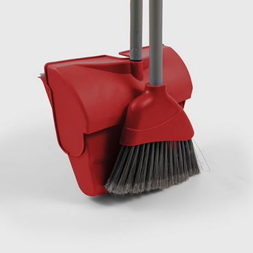 Leecroft Self Closing Lobby Dustpan & Broom Dustpan