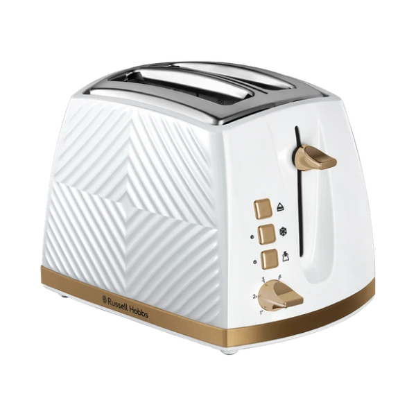 Russell Hobbs Groove 2-Slice Toaster White