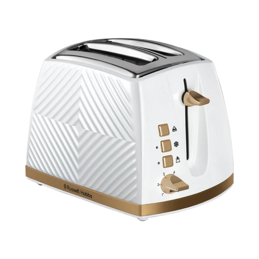Russell Hobbs Groove 2-Slice Toaster White