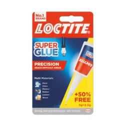 Loctite Super Glue Precision 5g Plus 50% Free