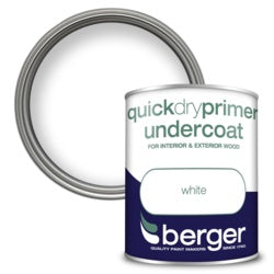 Berger Quick Dry Primer Undercoat 750ml White