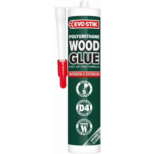 Evo-Stik Polyurethane Wood Adhesive 310ml Cartridge