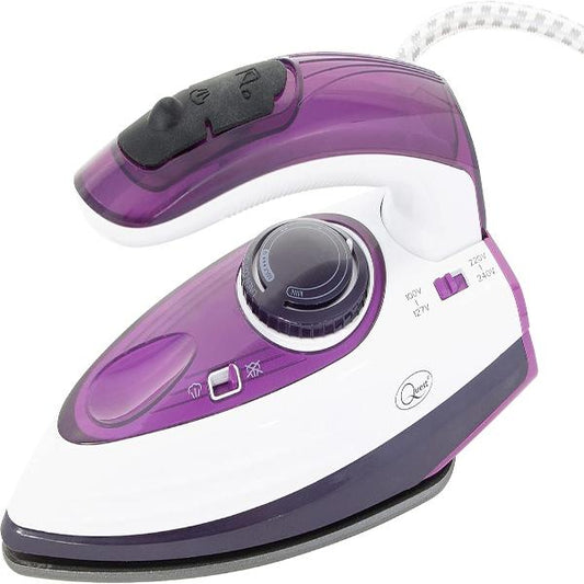 Quest 34030 1000W Travel Steam Iron/Collapsible Ergonomic Handle