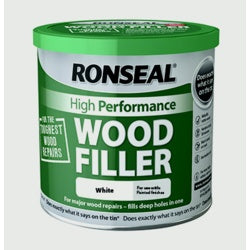 Ronseal High Performance Wood Filler White - 550grams