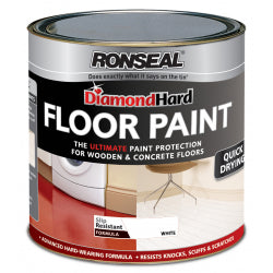 Ronseal Diamond Hard Floor Paint 750ml White
