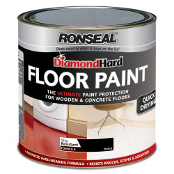 Ronseal Diamond Hard Floor Paint 750ml Black
