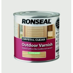 Ronseal Crystal Clear Outdoor Varnish 250ml Matt