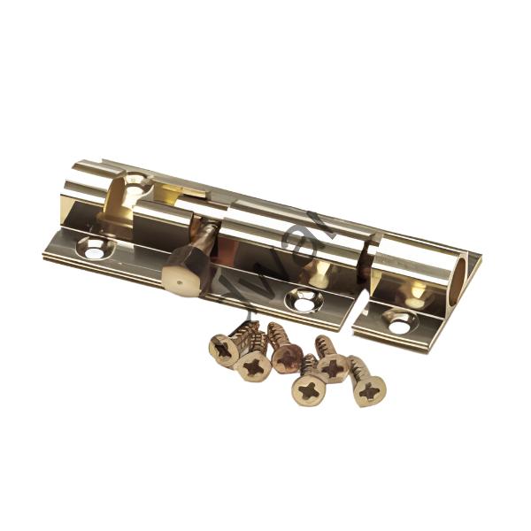 Door Bolts, Brass 63mm