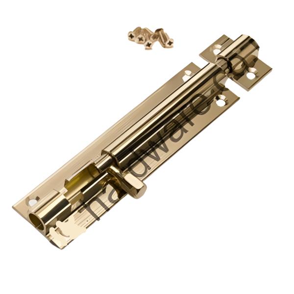 Door Bolts, Brass 100mm (4")