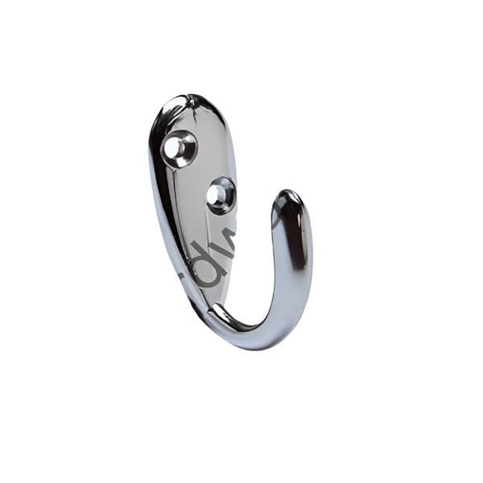 Single Robe Hooks, Chromed