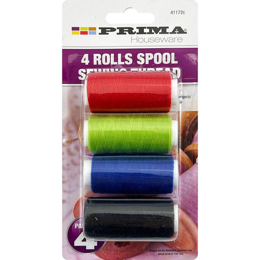 4pc Spool Sewing Thread Assorted Colours