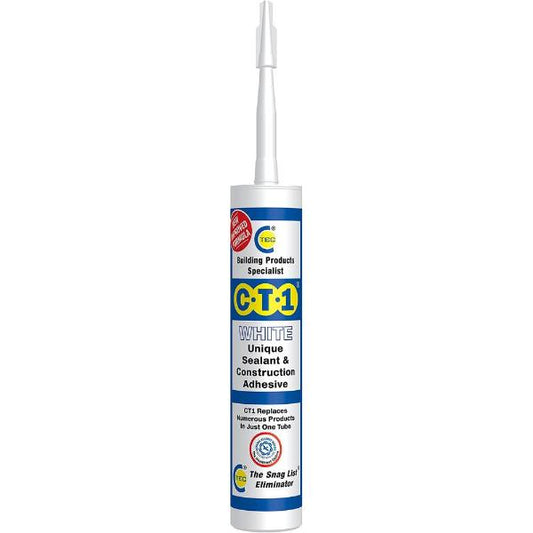 CT1 TRIBRID Unique Sealant & Construction Adhesive - 290ml White