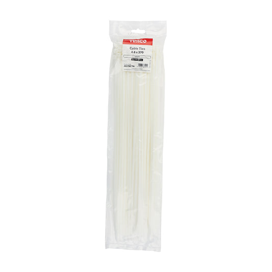 Cable Ties - Natural 4.8 x 370