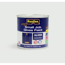 Rustins Quick Dry Small Job Gloss 250ml Oxford Blue