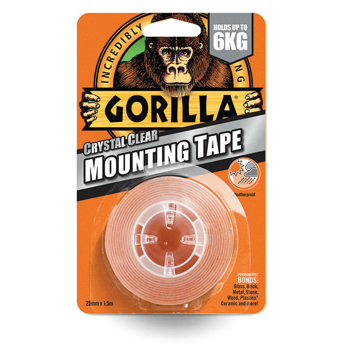 Gorilla Heavy Duty Mounting Tape 25mm x 1.5m
