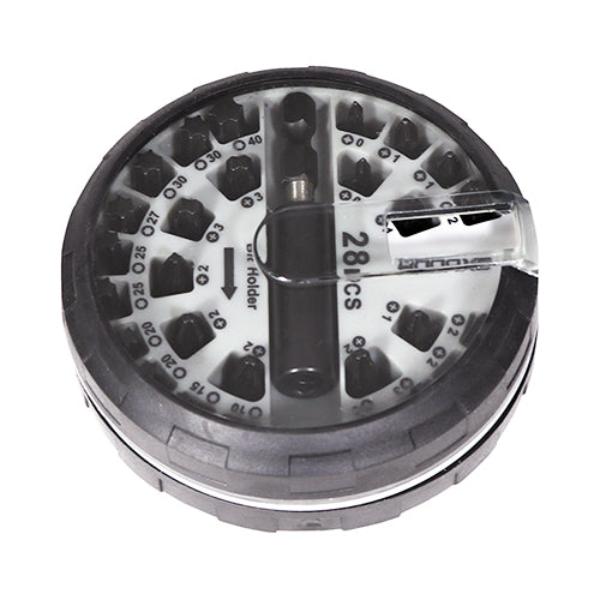 28 Piece Addax6 Impact Screwdriver Bit Set 28SET