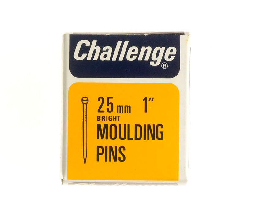 Challenge Bright Steel Moulding Pins Veneer 25mm 30g