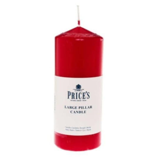 6″ Pillar Candle – Red