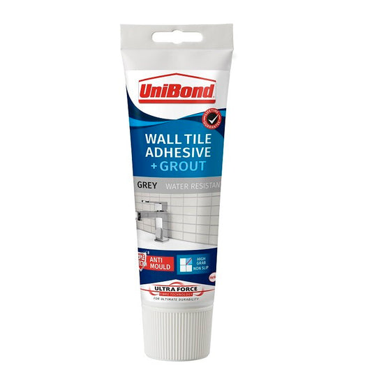UniBond Ultra Force Wall Tile Grout Tube 300g Grey