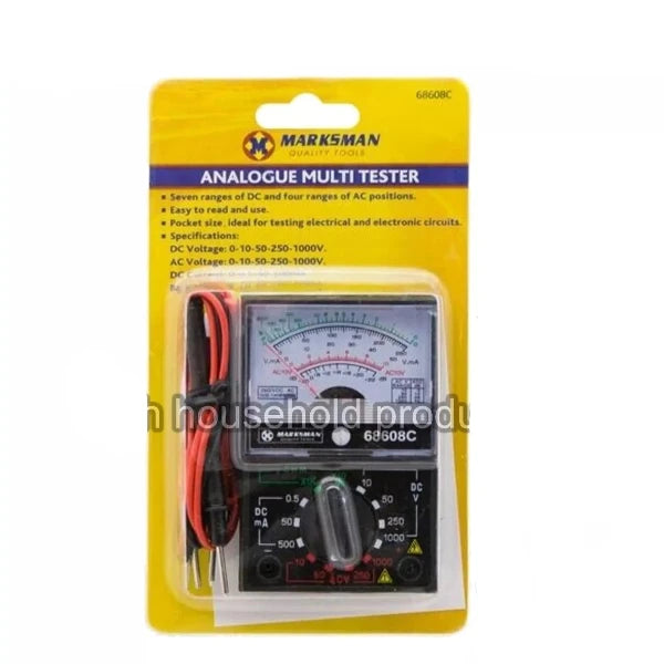 Marksman Analogue Multi Tester Meter Read Electrical Circuit