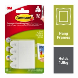 Command™ Small White Picture Hanging Strips 4 Sets of Small Strips