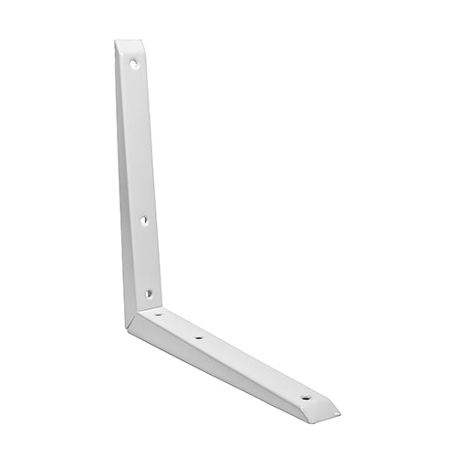 Mitred Shelf Bracket - White 300 x 300mm