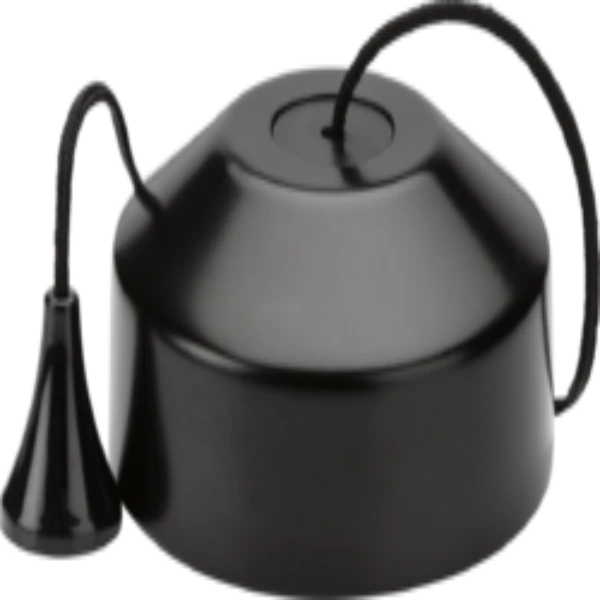 10AX 2-way Pull Cord Switch - Matt Black