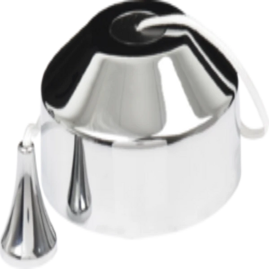 10AX 2-way Pull Cord Switch - Polished Chrome