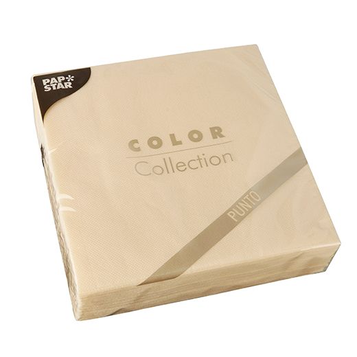 Napkins, turquoise 2-ply "PUNTO" 1/4 fold 38 x 38 cm micro-embossed