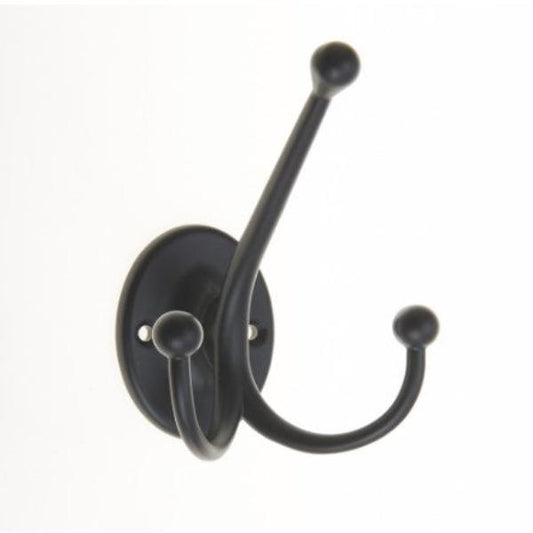 Oval Tri Hook - Matt Black