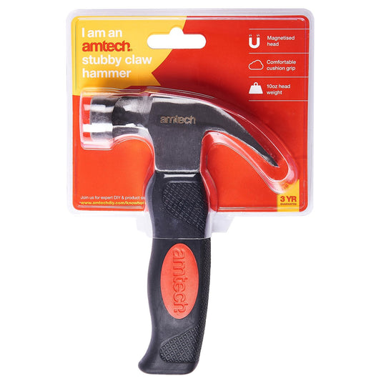 magnetic stubby claw hammer (d/b)