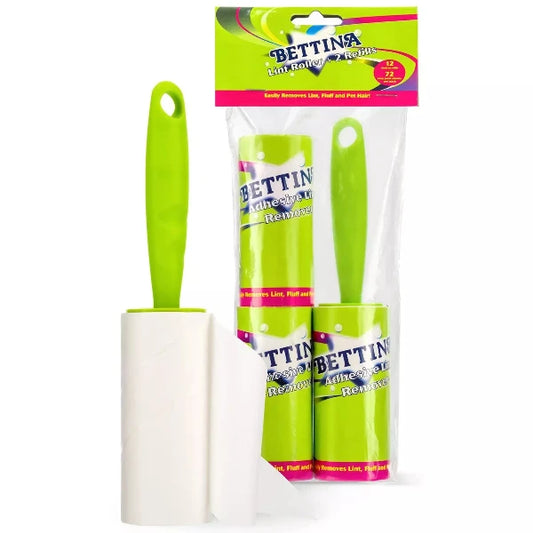 Bettina Adhesive Lint Roller with 2 Refills